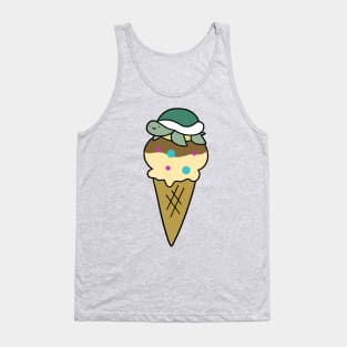 Turtle Icecream Cone Tank Top